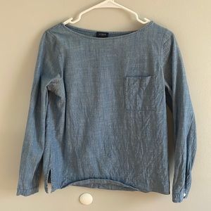 J. Crew chambray top